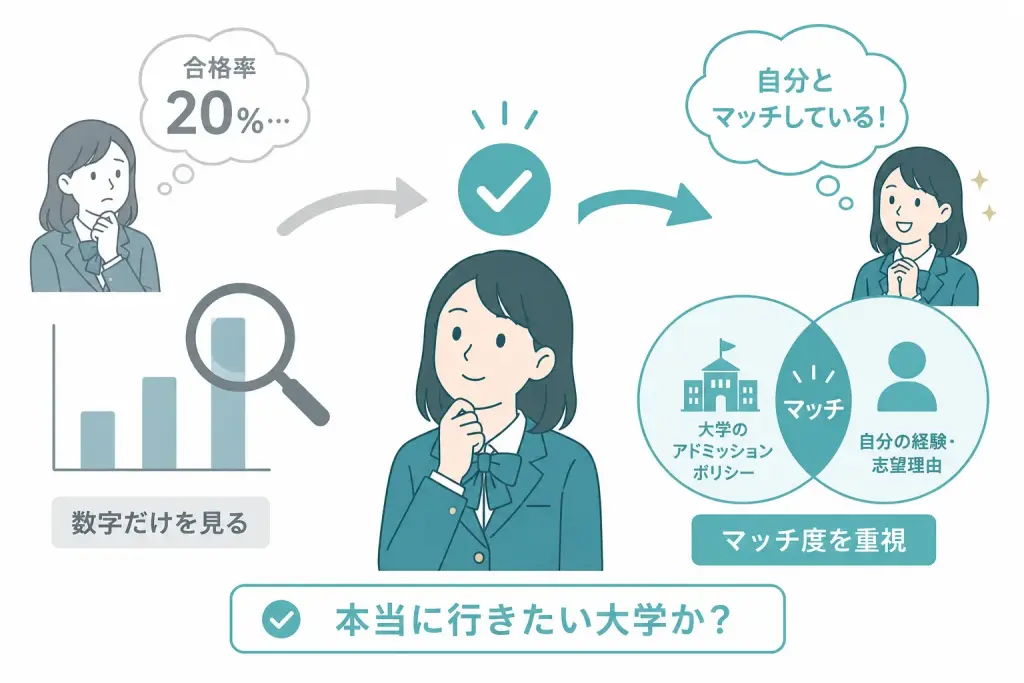 合格率より大事な「自分とのマッチ度」という視点