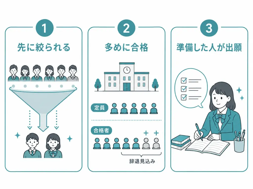 総合型選抜の合格率を見るときに注意すべきポイント