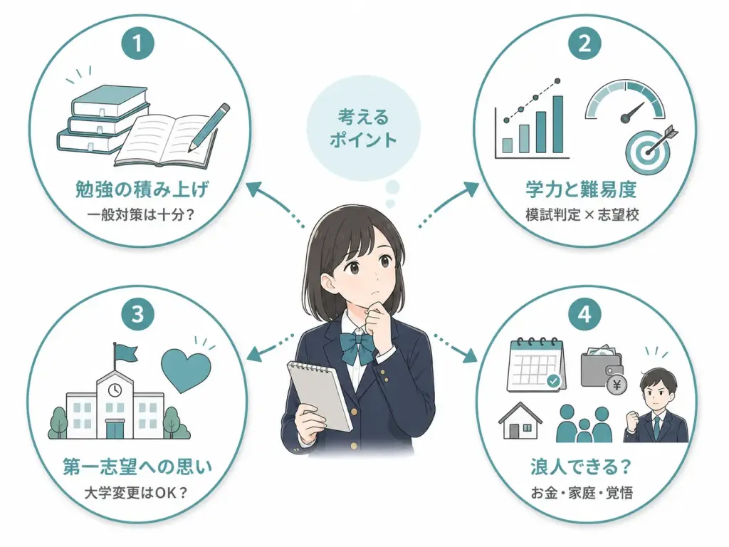 自分はどの進路を選ぶ？判断軸4つ