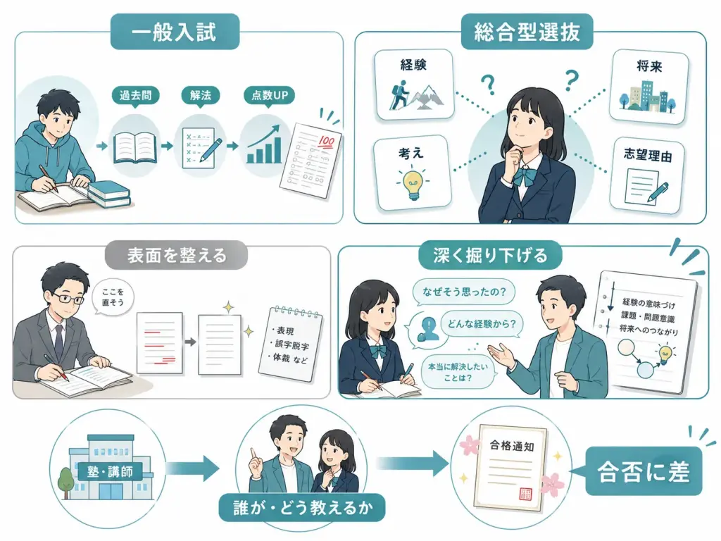 総合型選抜は「塾選び」で結果が変わる