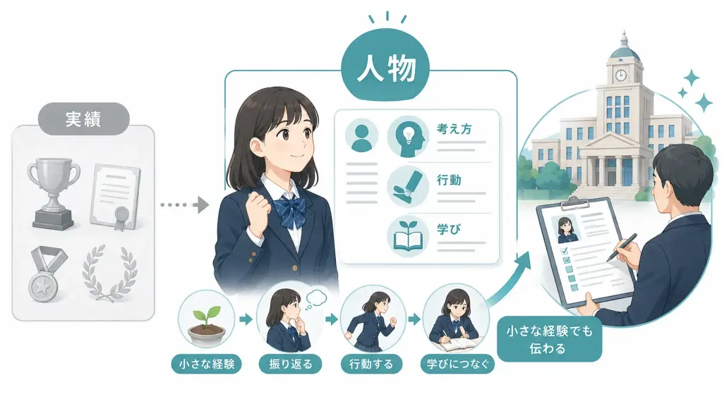 大学は「実績」より「人物」を見る