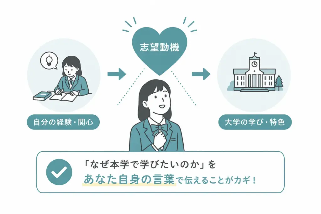 ①志望動機・大学/学部について