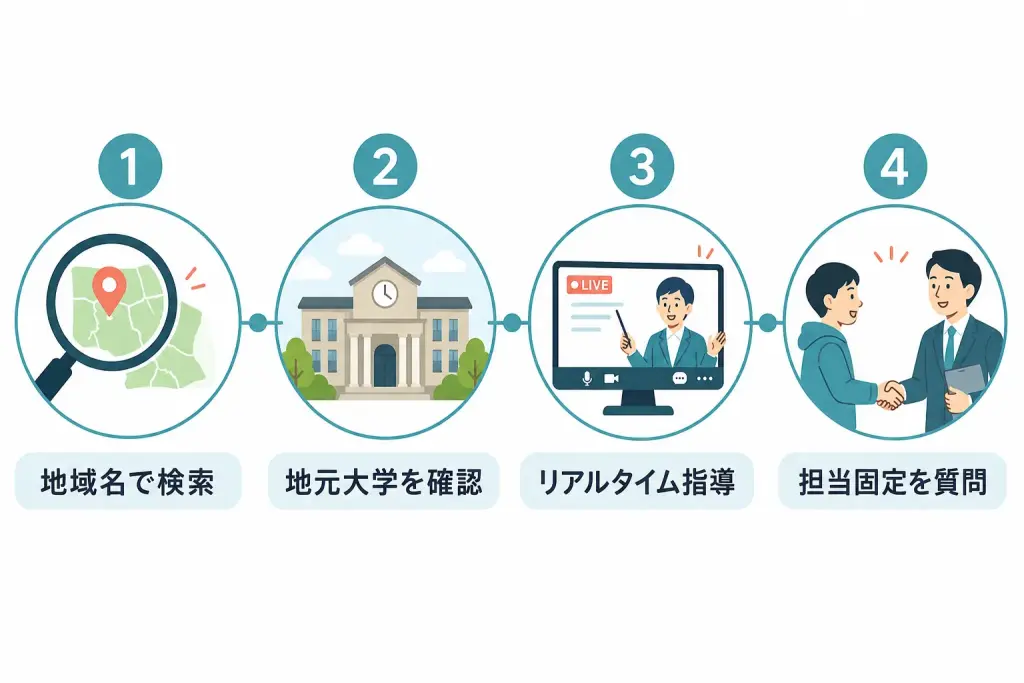 自分の地域で地域密着型の塾を探す方法